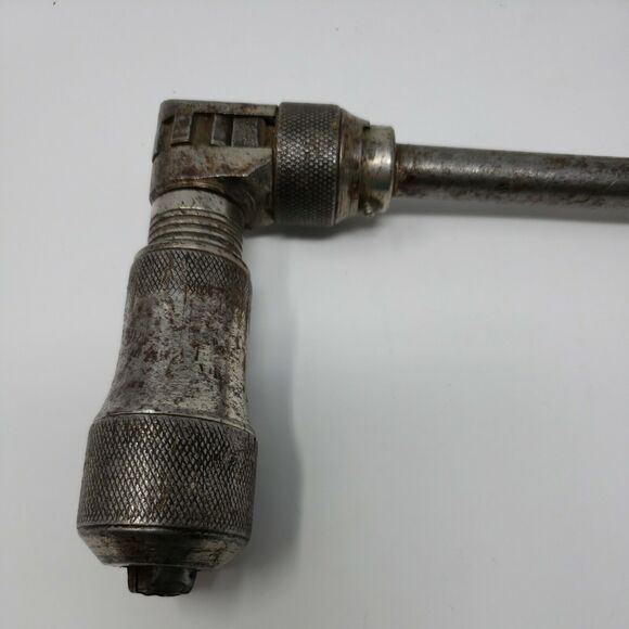Ratchet Drill by Lakeside 10 Inch Vintage Hand Brace Made In USA Collectible - Picture 9 of 12